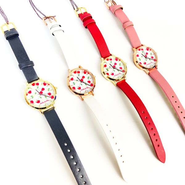 サンリオ  ハローキティ さくらんぼウォッチ re 腕時計 キティちゃん レッド グッズ 日本製