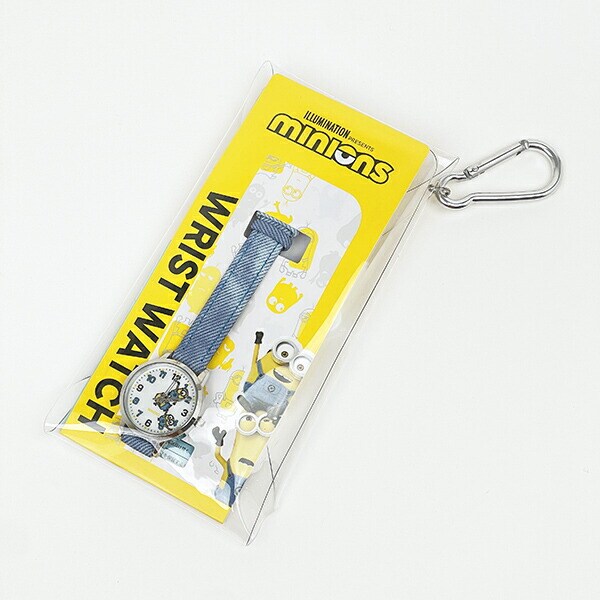 ミニオンズ デニムレザーウォッチ ライトブルー 時計