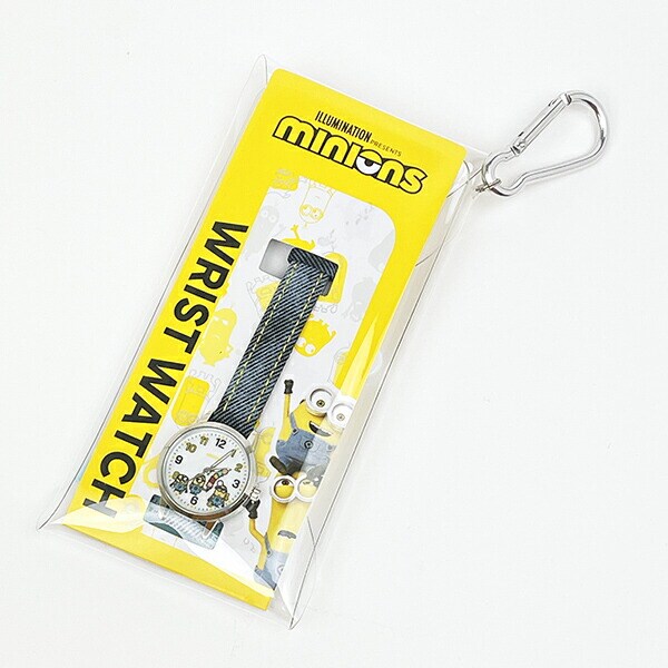 ミニオンズ デニムレザーウォッチ ネイビー 時計