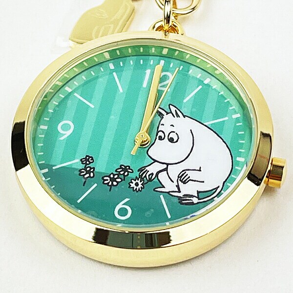 ムーミン チャーム付き キーチェーンウォッチ 時計 キーホルダー  MOOMIN