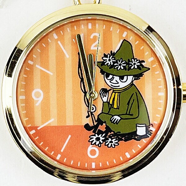 ムーミン チャーム付き キーチェーンウォッチ スナフキン 時計 キーホルダー  MOOMIN