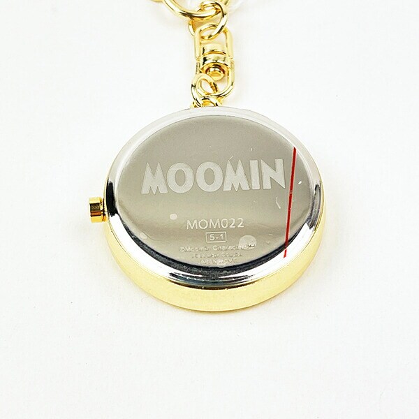 ムーミン チャーム付き キーチェーンウォッチ スナフキン 時計 キーホルダー  MOOMIN