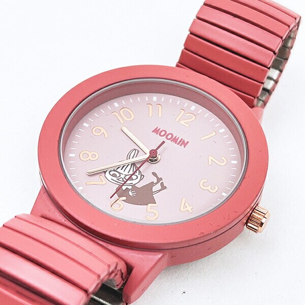 ムーミン リトルミイ ジャバラウォッチ 腕時計 レッド MOOMIN