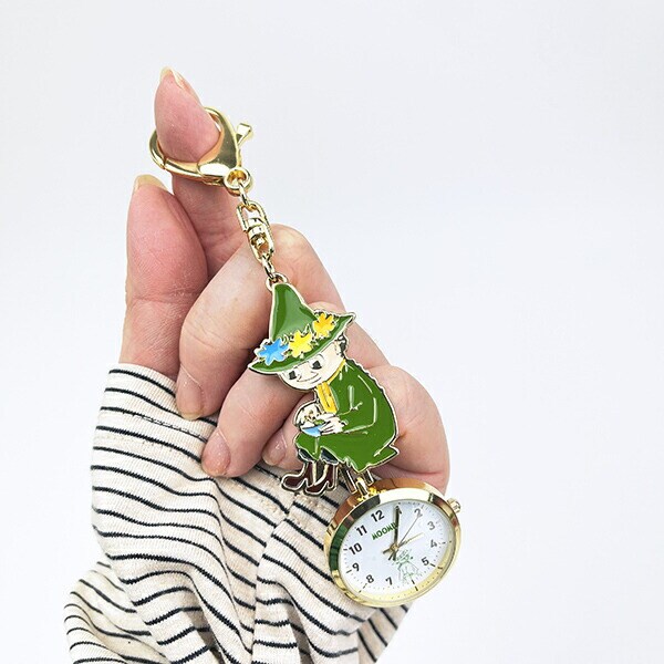 ムーミン スナフキン キーチェーンウォッチ 時計 懐中時計 MOOMIN