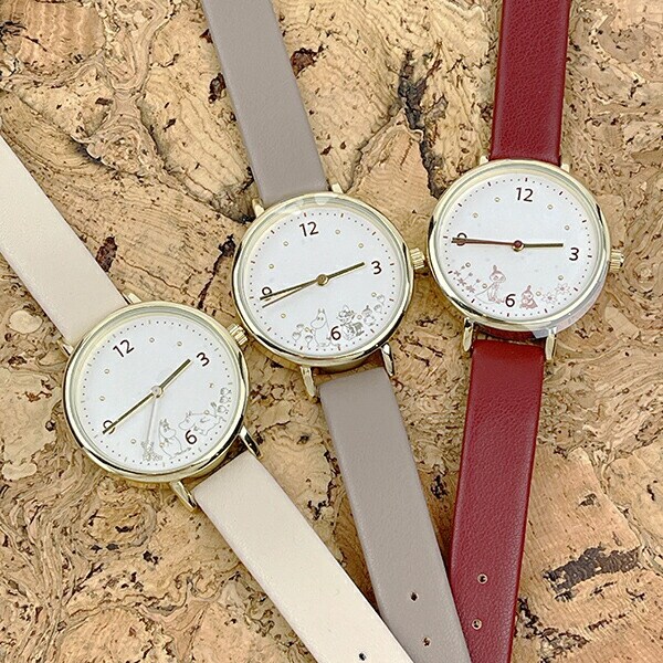 ムーミン プリントウォッチ ホワイト 時計 腕時計 MOOMIN