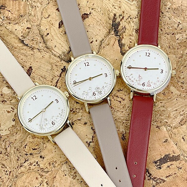 ムーミン プリントウォッチ グレー 時計 腕時計 MOOMIN