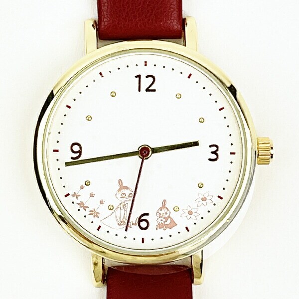 ムーミン プリントウォッチ レッド 時計 腕時計 MOOMIN