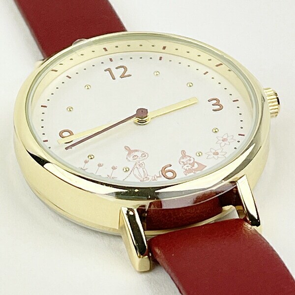 ムーミン プリントウォッチ レッド 時計 腕時計 MOOMIN