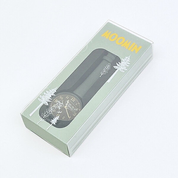 ムーミン スナフキン ガラスプリントウォッチ グリーン 時計 MOOMIN