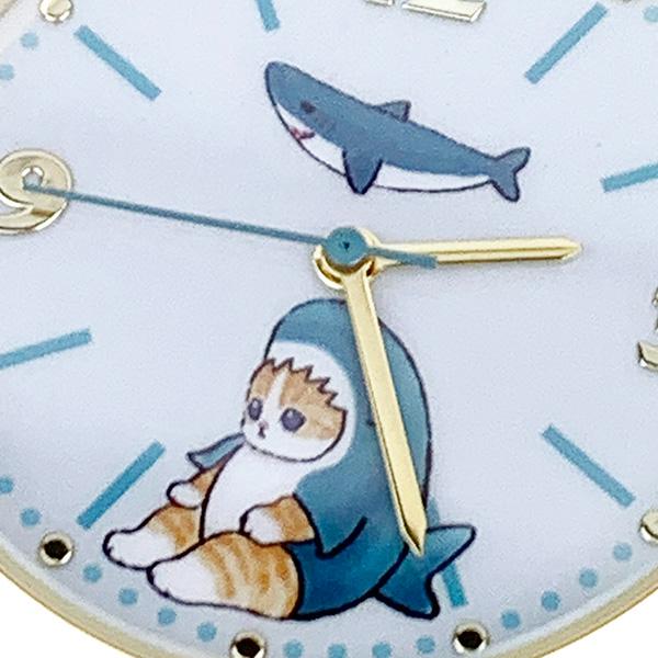 mofusand  モフサンド レザーウォッチ サメ1 時計 腕時計 ブルー
