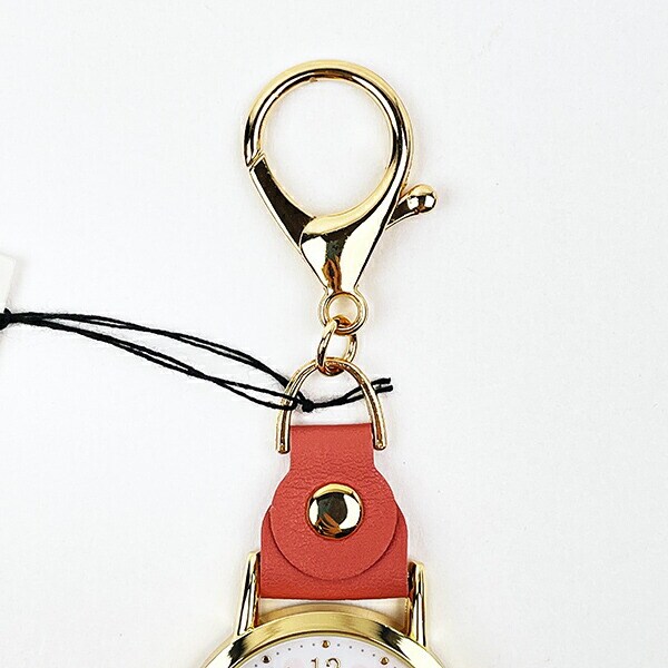 モフサンド 水彩ドットキーチェーンウォッチ いちごにゃん 時計 キーホルダー  mofusand