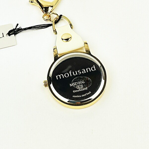 モフサンド 水彩ドットキーチェーンウォッチ いちごにゃん 時計 キーホルダー  mofusand