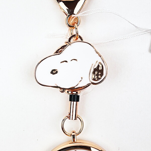 スヌーピー エポリールウォッチ ピンクゴールド ウッドストック 時計 キーホルダー  SNOOPY