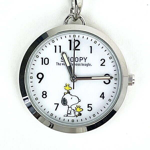 スヌーピー アクリルカラビナウォッチ (ベージュ) 時計
