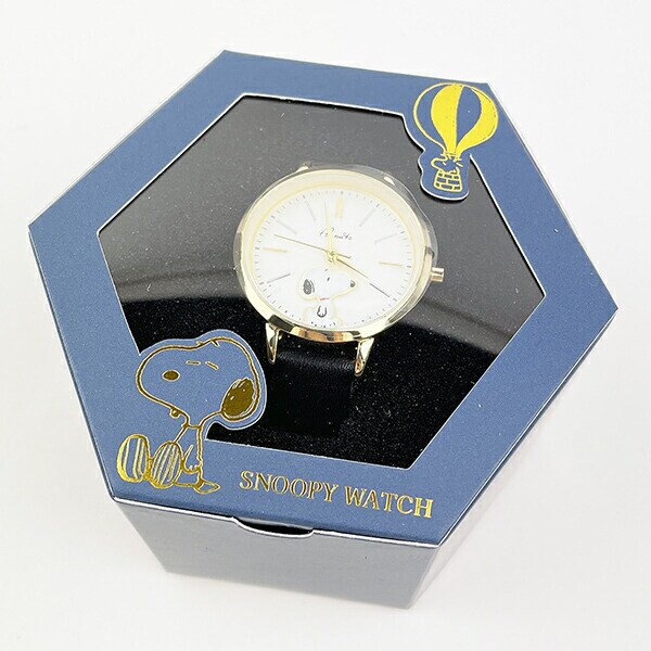 スヌーピー 2レイヤーウォッチ ブラック 時計 腕時計 SNOOPY