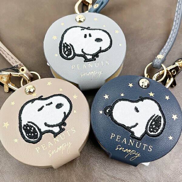 スヌーピー ルーペ付きハンドウォッチ グレー 時計 SNOOPY