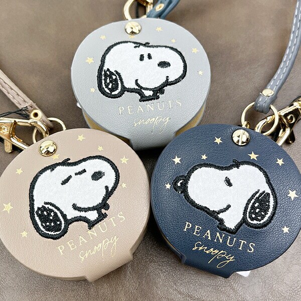スヌーピー ルーペ付きハンドウォッチ ネイビー 時計 SNOOPY