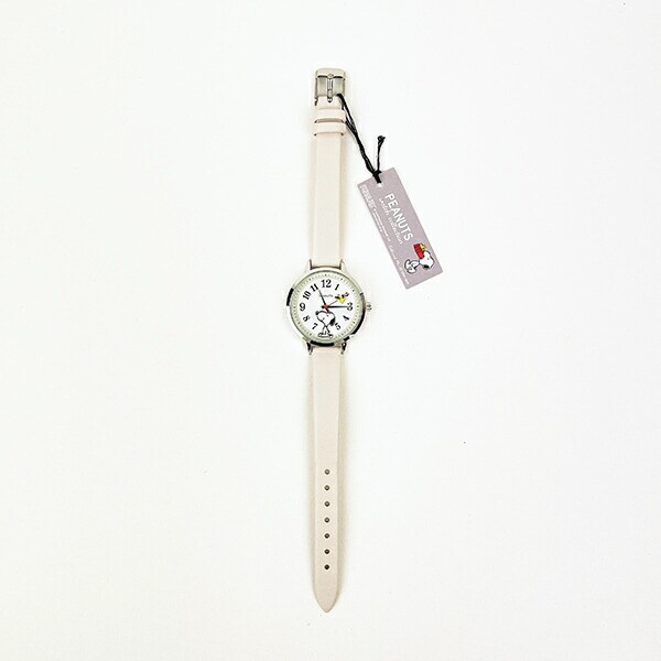 スヌーピー フライングウォッチ ホワイト 時計