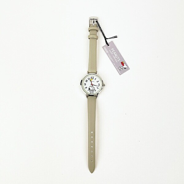 スヌーピー フライングウォッチ グレー 時計