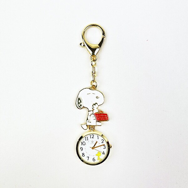 スヌーピー キーチャームウォッチ ごはん 時計 キーホルダー SNOOPY