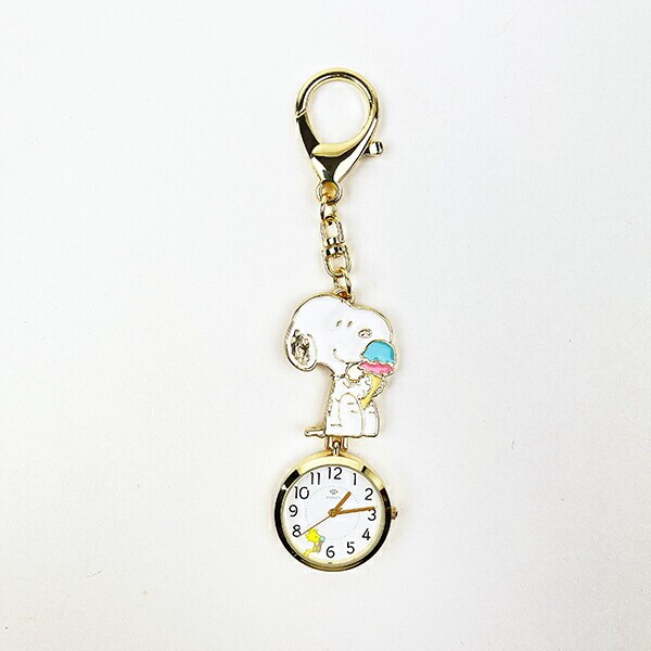 スヌーピー キーチャームウォッチ アイス 時計 キーホルダー SNOOPY