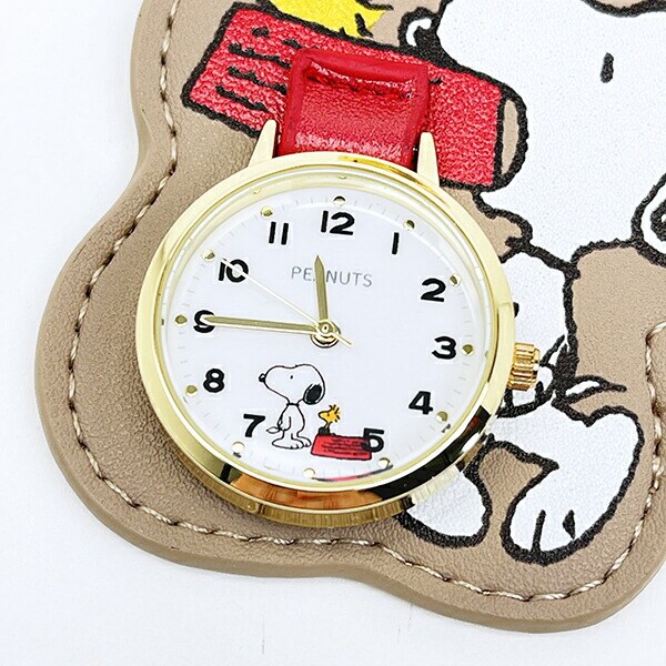 スヌーピー ダイカットチャームウォッチ グレー 時計 SNOOPY