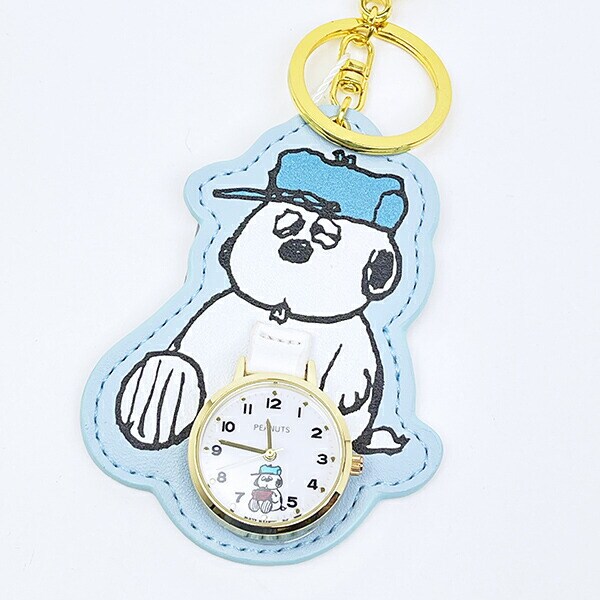 スヌーピー オラフ ダイカットチャームウォッチ ライトブルー 時計 SNOOPY