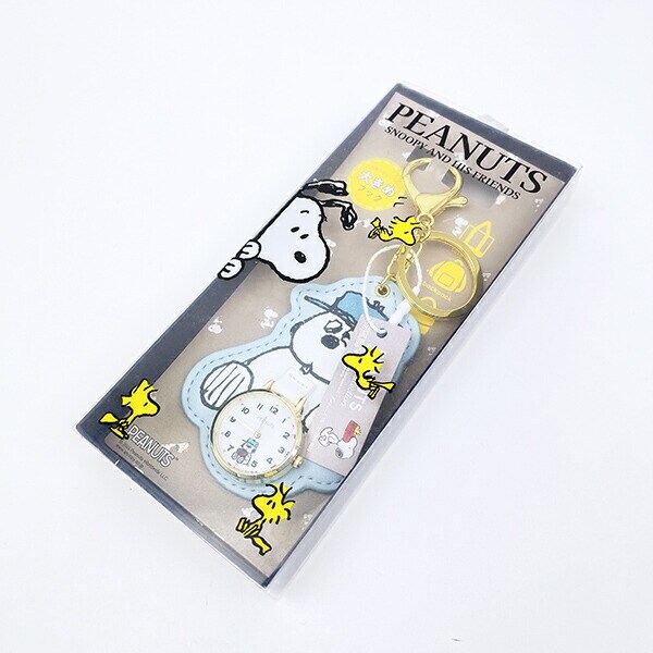 スヌーピー オラフ ダイカットチャームウォッチ ライトブルー 時計 SNOOPY