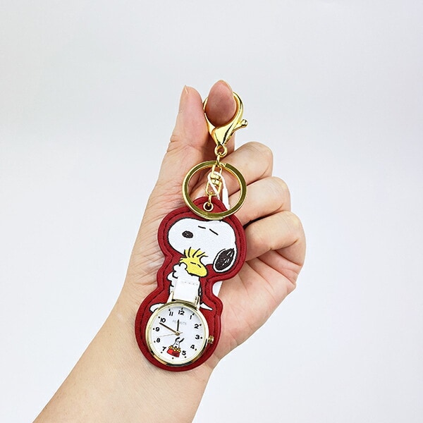 スヌーピー ダイカットチャームウォッチ レッド 時計 SNOOPY