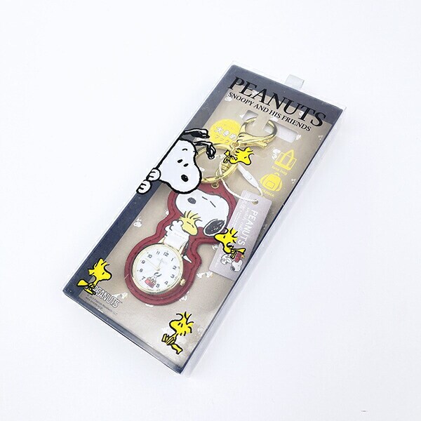 スヌーピー ダイカットチャームウォッチ レッド 時計 SNOOPY