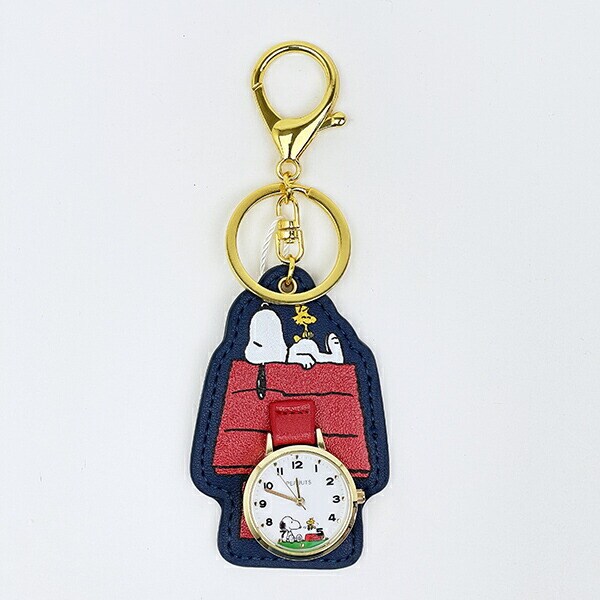 スヌーピー ダイカットチャームウォッチ ネイビー 時計 SNOOPY