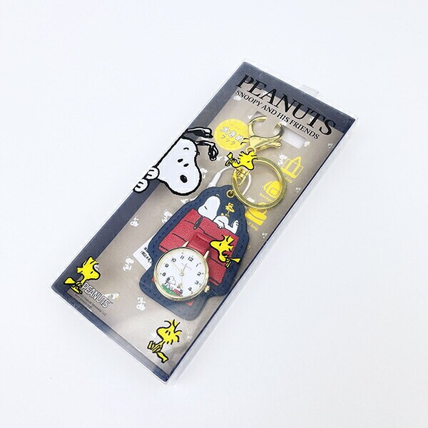 スヌーピー ダイカットチャームウォッチ ネイビー 時計 SNOOPY