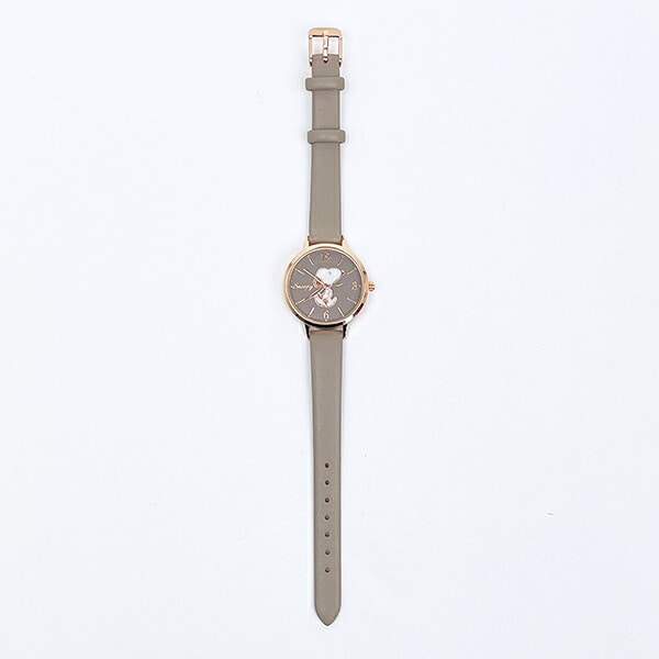 スヌーピー シェルウォッチ 腕時計 ベージュ SNOOPY