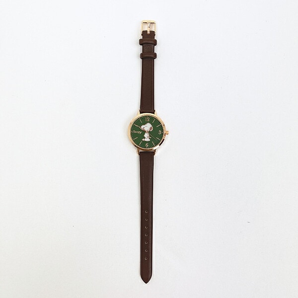 スヌーピー 腕時計 シェル風 ブラウン SNOOPY