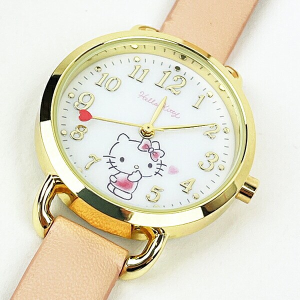 サンリオ ハローキティ ハート針ウォッチ(ピンク) 時計 Sanrio
