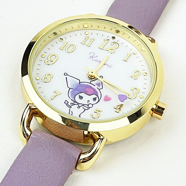 サンリオ クロミ ハート針ウォッチ(パープル) 時計 Sanrio