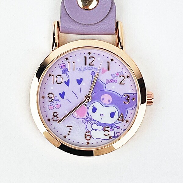 サンリオ クロミ おすましキーチェーンウォッチ(パープル) 時計 Sanrio
