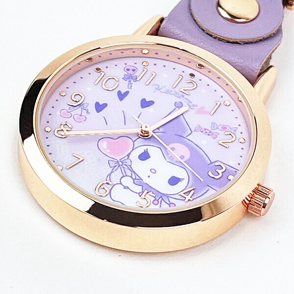 サンリオ クロミ おすましキーチェーンウォッチ(パープル) 時計 Sanrio
