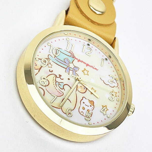 サンリオ ポムポムプリン おすましキーチェーンウォッチ 時計 Sanrio