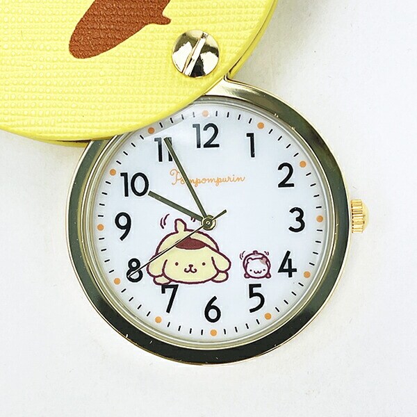 サンリオ ポムポムプリン フェイスダイカット ウォッチ 時計 Sanrio