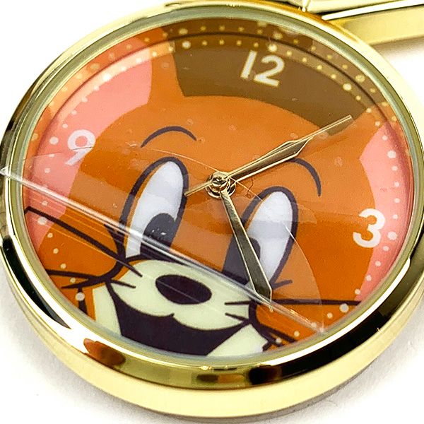 トムとジェリー カラナビKCモデル カラナビ付き時計 イエロー日本製