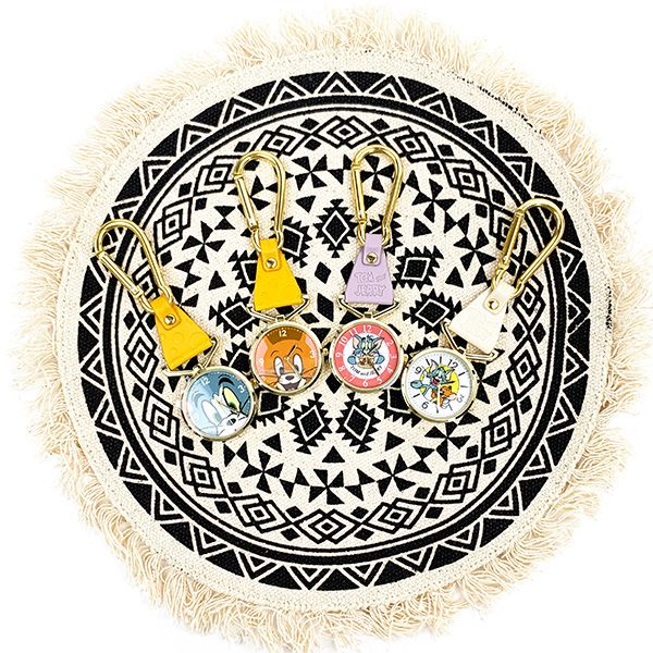 トムとジェリー カラナビKCモデル カラナビ付き時計 イエロー日本製