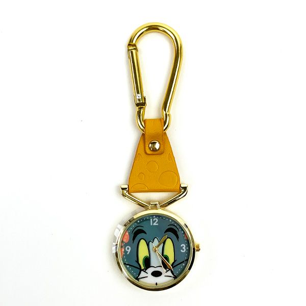 トムとジェリー カラナビKCモデル カラナビ付き時計 イエロー日本製
