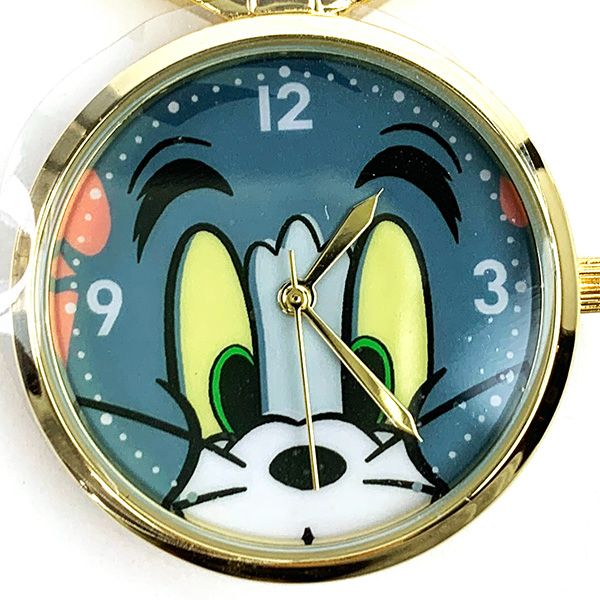 トムとジェリー カラナビKCモデル カラナビ付き時計 イエロー日本製