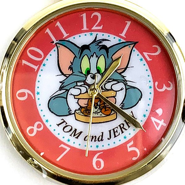 トムとジェリー カラナビKCモデル カラナビ付き時計 ラベンダー日本製