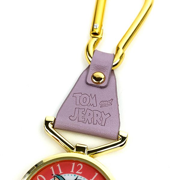 トムとジェリー カラナビKCモデル カラナビ付き時計 ラベンダー日本製