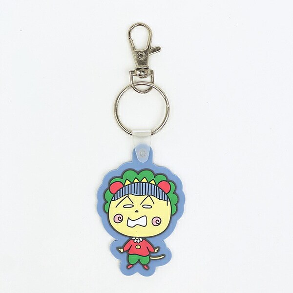 コジコジ ラバーキーホルダー (ガーン) ブルーグレー