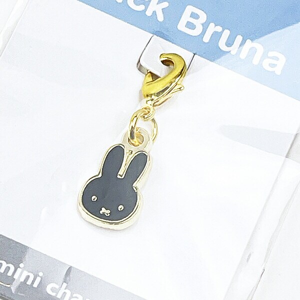 ミッフィー miffy 70th  face タイニーチャーム (ブラック)