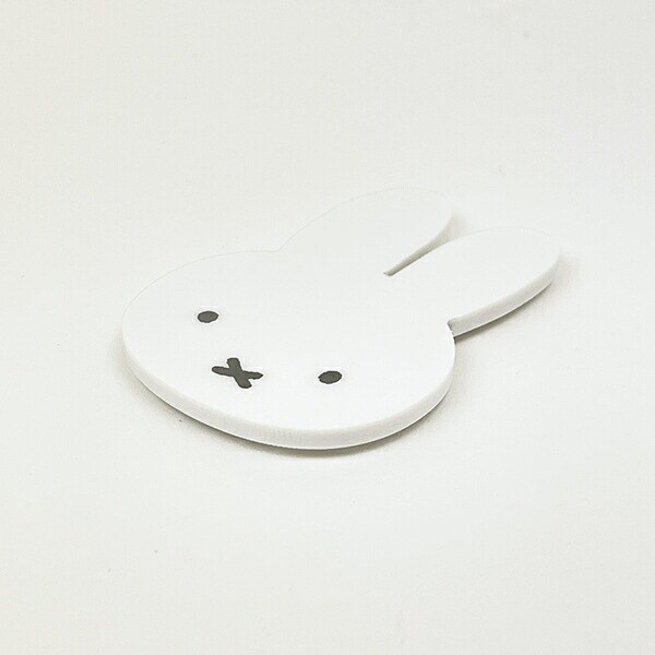 ミッフィー miffy フェイス アクリルマグネット ホワイト