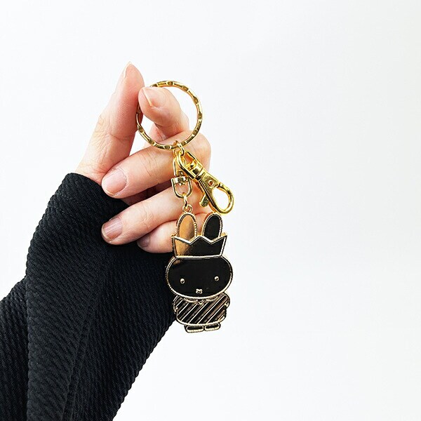 ミッフィー miffy 70th  王冠 GOLDキーホルダー
